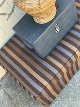 Load image into Gallery viewer, Grove Stripe Linen Ottoman