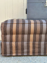Load image into Gallery viewer, Grove Stripe Linen Ottoman