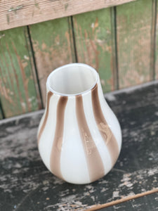 Lilo Taupe Stripe Vase