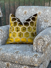 Load image into Gallery viewer, Designers Guild Manipur Gold Cushion
