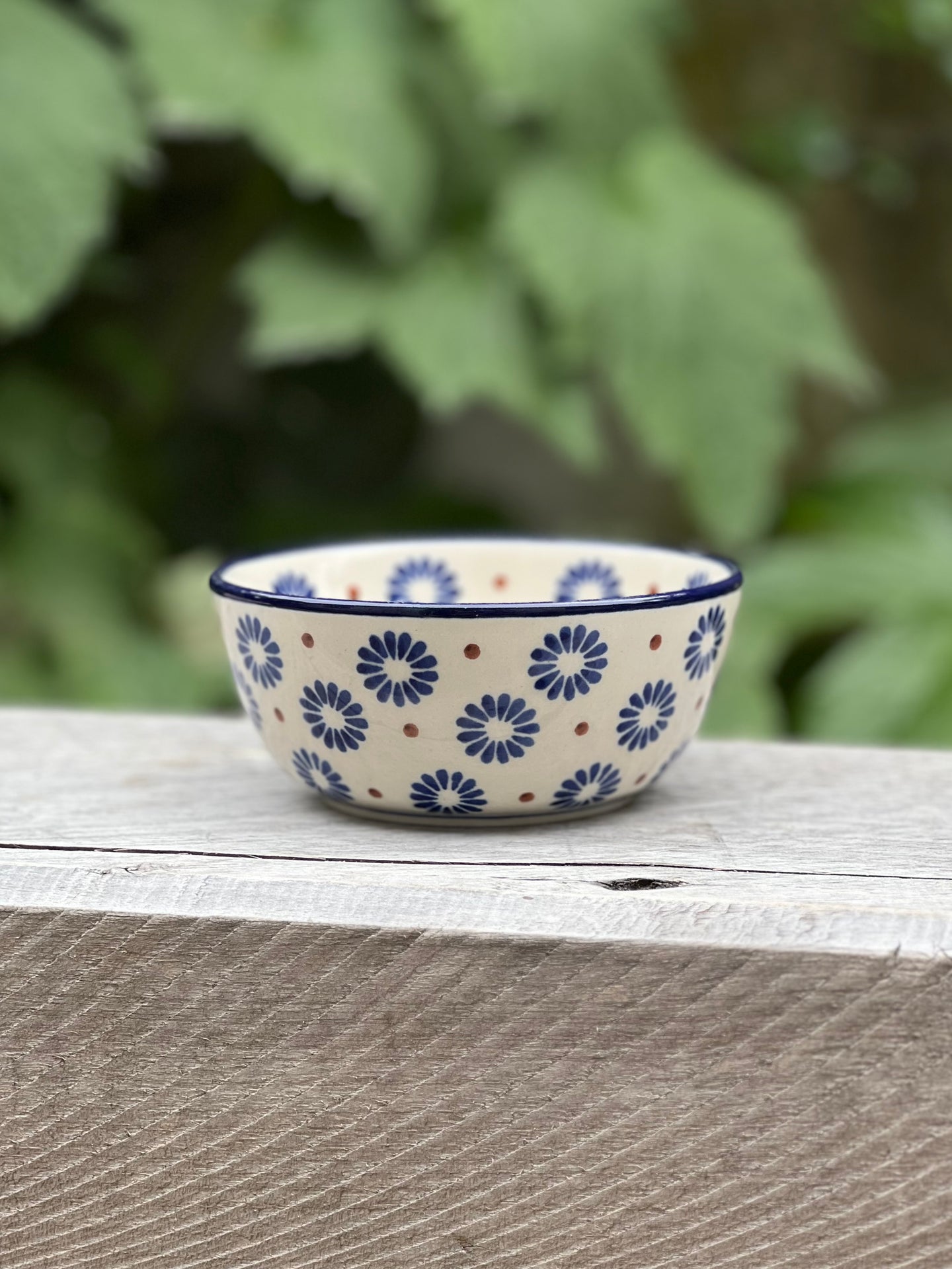 Polishware Small Round Bowl 'Floral Spot'