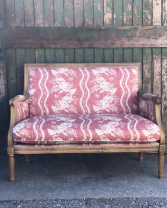 Linen French Settee