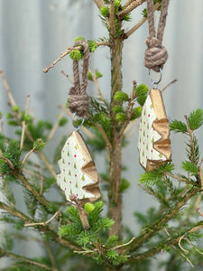 Wooden Christmas Tree Decoration