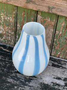 Lilo Sky Blue Stripe Vase