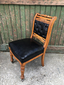 Leather Wooden Chair