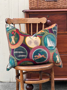 Mulberry Sporting Life Velvet Cushion