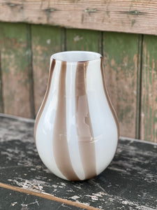 Lilo Taupe Stripe Vase