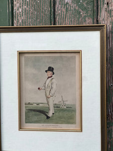 ‘WM Lillywhite’ Cricket Miniature Print