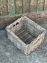 Load image into Gallery viewer, Small Storage Rectangle Cane Basket
