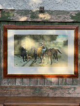 Load image into Gallery viewer, Antique Walnut Framed Samuel Waller Print
