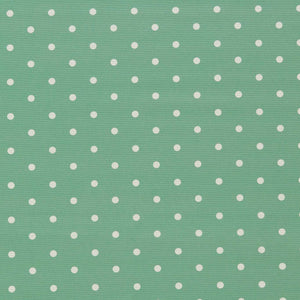 Jade Dotty Oilcloth