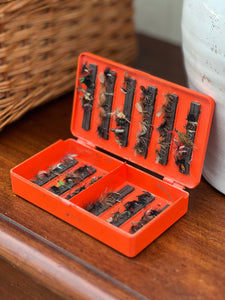 Vintage ‘Magneto 100’ Fly Fishing Tackle Box & Lures