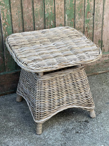 Cane Side Table