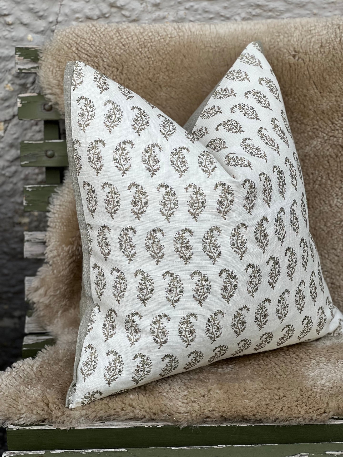 Indiennes Paisley Cushion