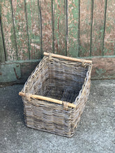 Load image into Gallery viewer, Medium Wooden Handle Cane Basket
