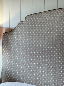 Soane Pillar Box Webbing Queen Headboard