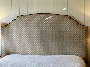 Soane Pillar Box Webbing Queen Headboard