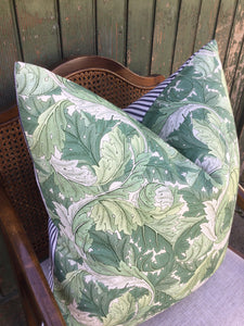 William Morris Acanthus Leaf Cushion