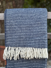 Load image into Gallery viewer, Klippan 'Ralph' Navy Wool Throw
