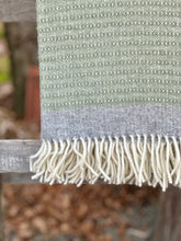 Load image into Gallery viewer, Klippan 'Harald' Light Green Wool Throw
