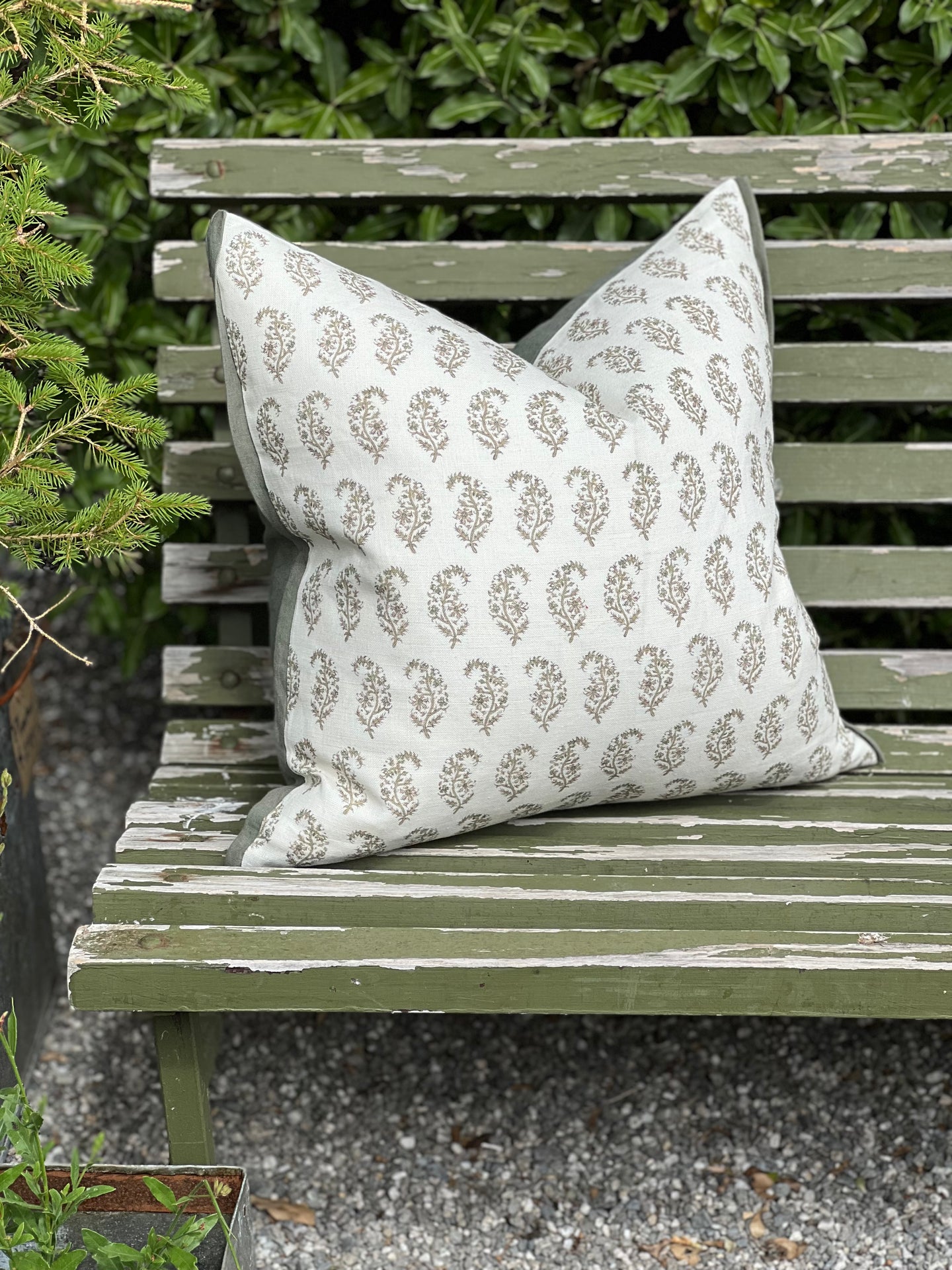 Indiennes Paisley Cushion