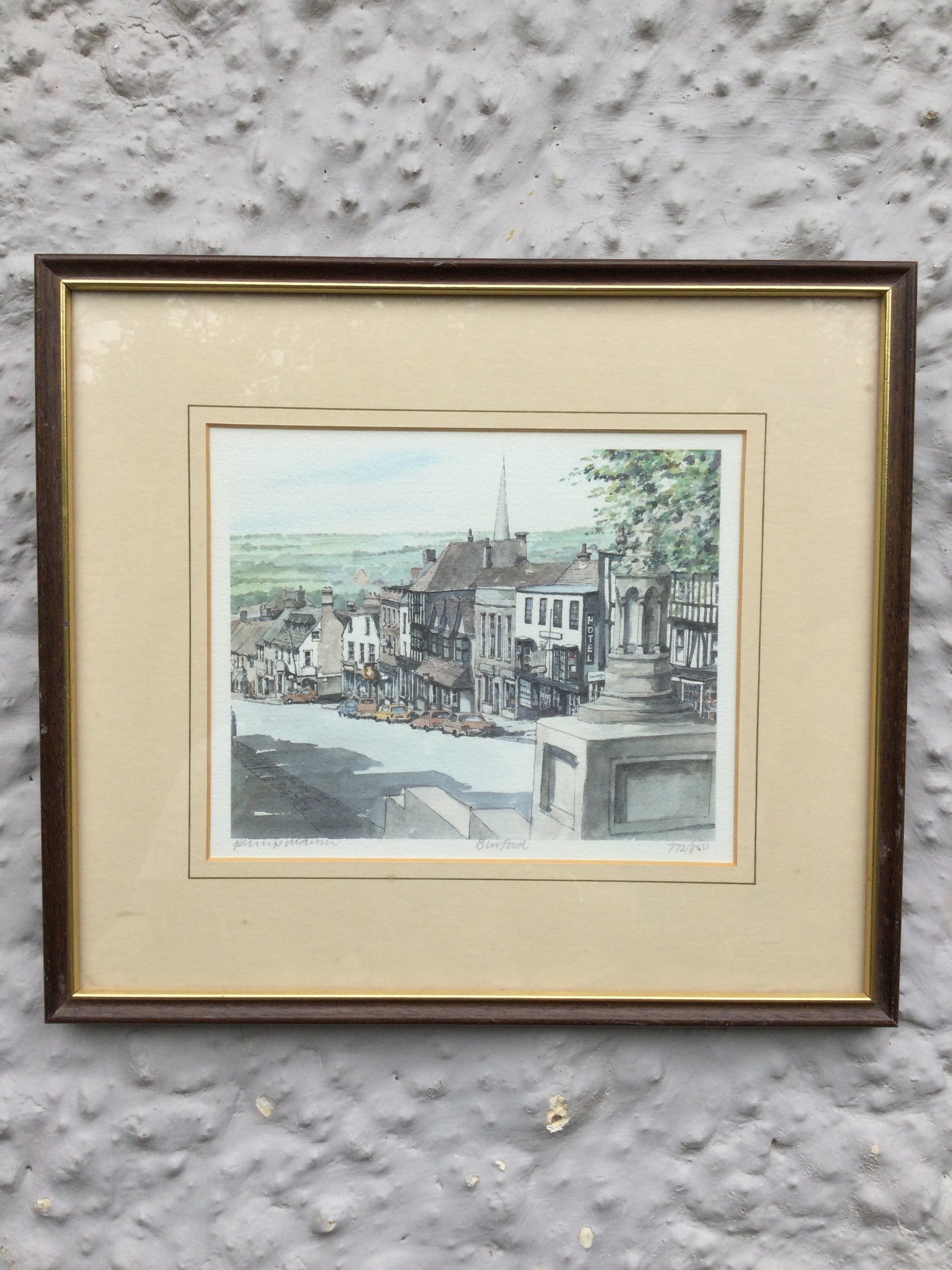 'Blurford House' Framed Print