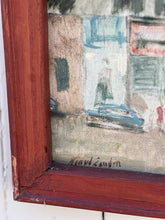 Load image into Gallery viewer, &#39;Moulin Rouge&#39; Vintage Framed Oil On Canvas
