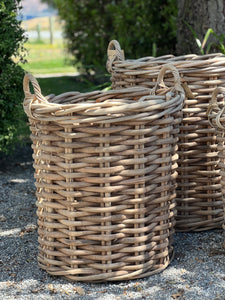 Medium Greywash Chunky Tall Basket