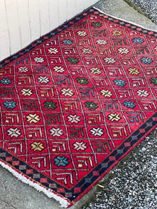 Vintage Tabriz Persian Rug