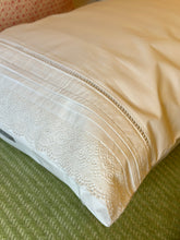 Load image into Gallery viewer, Delphine Broderie Edge Cotton Pillowcase Set
