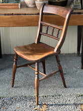 Load image into Gallery viewer, Antique Oak Wooden Chair
