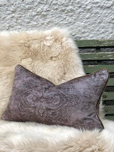 Velvet Paisley Cushion