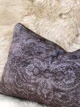 Load image into Gallery viewer, Velvet Paisley Cushion
