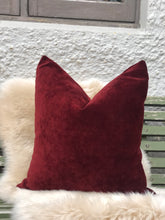 Load image into Gallery viewer, Red Velvet Cushion
