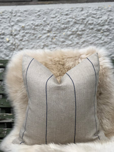 Linen Pinstripe Cushion