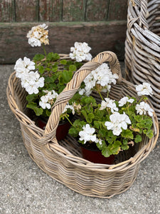 Large Weave Handle Carrier Basket