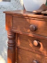 Load image into Gallery viewer, Vintage Edwardian Scottish Pine Chest Of Draws
