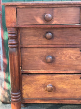 Load image into Gallery viewer, Vintage Edwardian Scottish Pine Chest Of Draws
