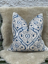 Load image into Gallery viewer, Linwood Kala Indigo Cushion
