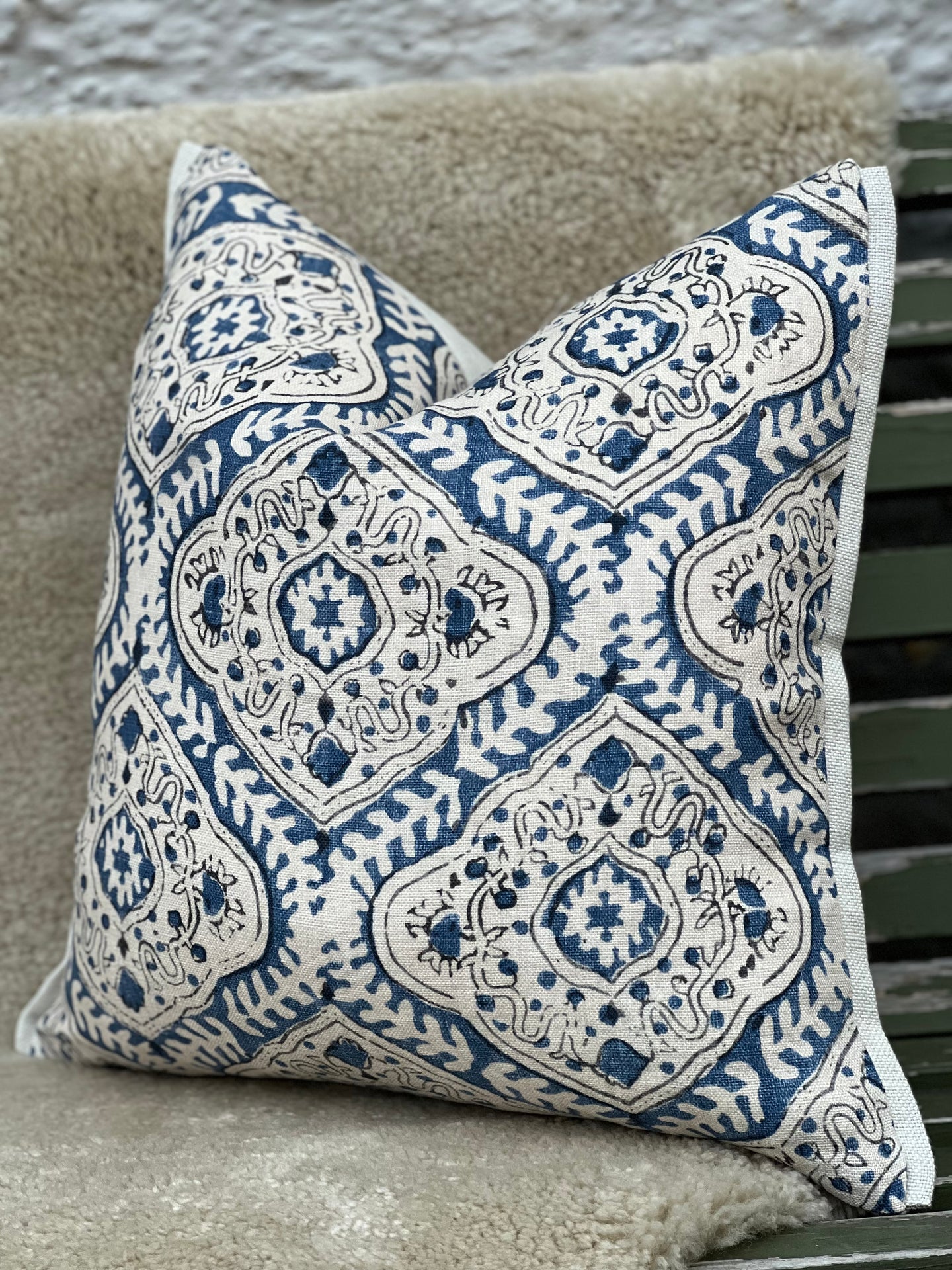 Linwood Kala Indigo Cushion