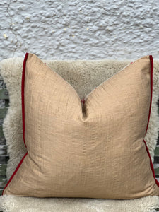 Nina Campbell Red Swirl Cushion