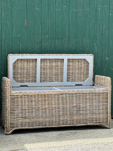 Cane Bench Seat Trunk