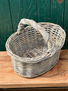 Small Weave Handle Carrier Basket