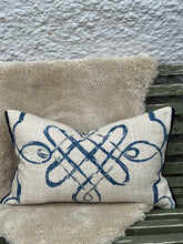 Load image into Gallery viewer, Nina Campbell Indigo Swirl Cushion
