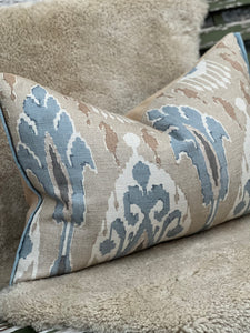 GP & J Baker Bokhara Ikat Cushion