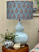 Load image into Gallery viewer, Sky Blue Tear Glass Lamp Base
