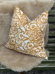 Lemon Floral Cushion