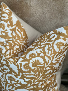 Lemon Floral Cushion