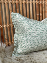 Load image into Gallery viewer, Stokelane Flower Ground Ruffle Cushion
