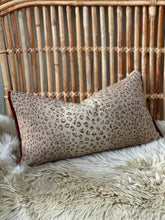 Load image into Gallery viewer, Ralph Lauren Gold Leopard Cushion
